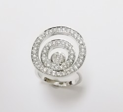 18K WG DIAMOND RING ESTIMATED D62-0.56CT