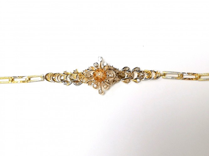 18K YG INTAN BRACELET