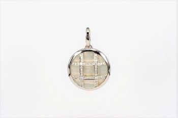 18K WG Diamond  Pendant