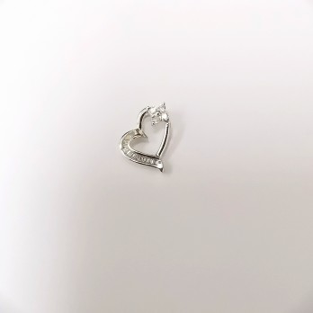 18K WG DIA PENDANT